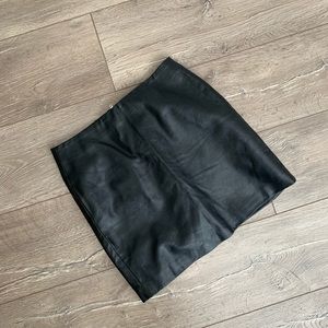 Forever 21 faux leather skirt